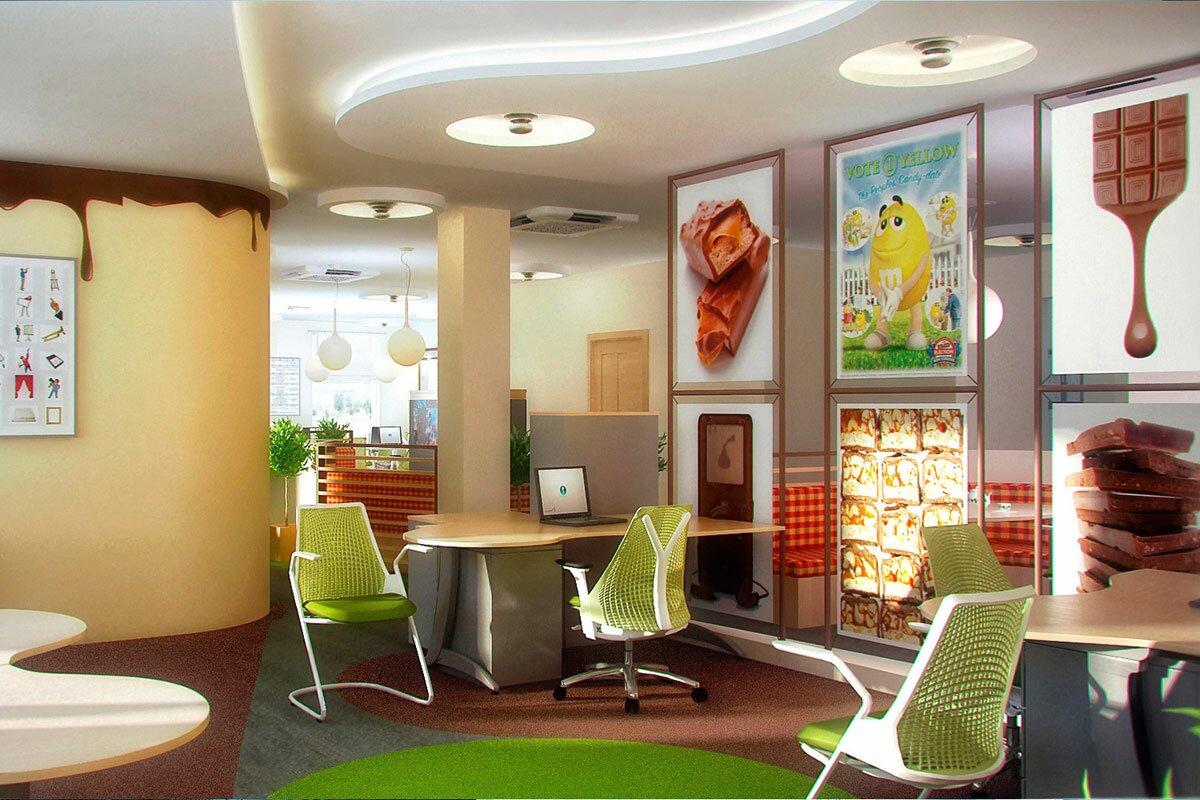 Дизайн интерьера офиса Mars в современном стиле АБВ интериорс ABV Interiors Артем Болдырев